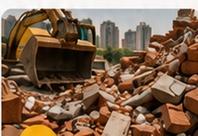 Remoção de entulhos de construção